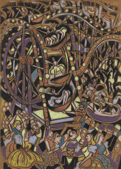 Amusement Park, c1930. Creator: Scheiber, Hugo (1873-1950).