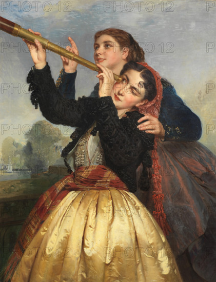 The Five Senses: Sight, c1865. Creator: Schlesinger, Henry Guillaume (1814-1893).