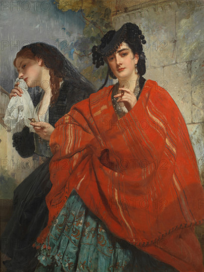 The Five Senses: Smell, c1865. Creator: Schlesinger, Henry Guillaume (1814-1893).