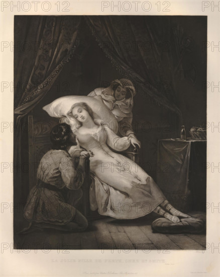 La jolie fille de Perth (Scene from "The Fair Maid of Perth" by Walter Scott). Creator: Schopin, Henri-Frédéric (1804-1880).