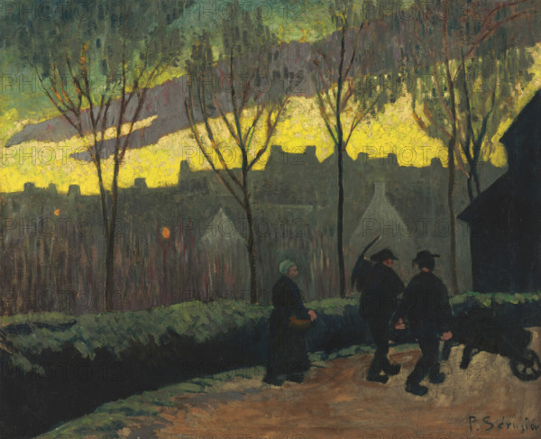 Evening, before 1906. Creator: Sérusier, Paul (1864-1927).
