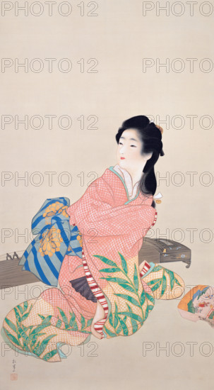 Daughter Miyuki, 1914. Creator: Shoen, Uemura (1875-1949).