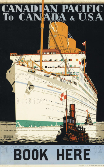 Canadian Pacific, to Canada & U.S.A, 1933. Creator: Shoesmith, Kenneth Denton (1890-1939).