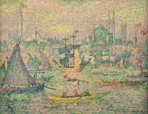 The Golden Horn, Mist, 1907. Creator: Signac, Paul (1863-1935).