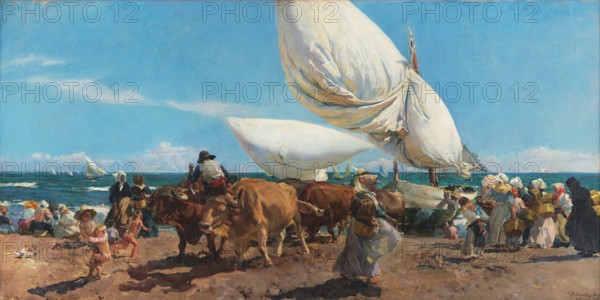 The Return from the Fishing, 1898. Creator: Sorolla y Bastida, Joaquín (1863-1923).
