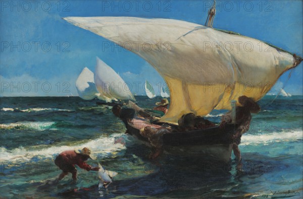 On the Coast of Valencia, 1898. Creator: Sorolla y Bastida, Joaquín (1863-1923).