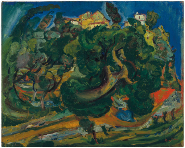 Landscape of the South, 1922-1923. Creator: Soutine, Chaim (1893-1943).