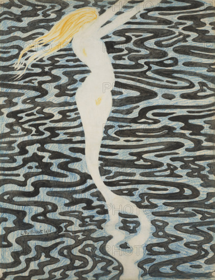Sirène (Baigneuse), 1910. Creator: Spilliaert, Léon (1881-1946).