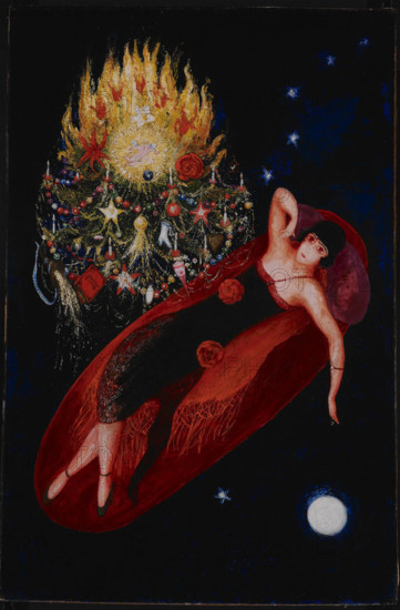 Portrait of My Sister, Ettie Stettheimer, 1923. Creator: Stettheimer, Florine (1871-1944).