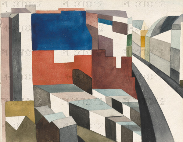 Cimetière de Montmartre, Paris, 1926. Creator: Taeuber-Arp, Sophie (1889-1943).