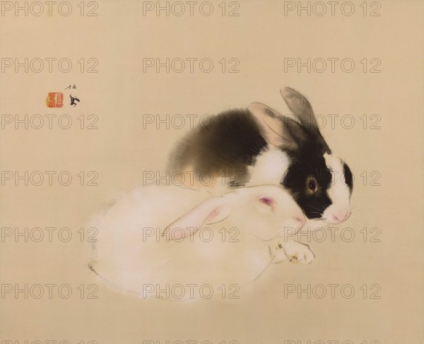Rabbits, c1939. Creator: Takeuchi, Seiho (1864-1942).
