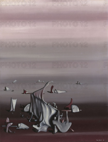 A force égale, 1935. Creator: Tanguy, Yves (1900-1955).