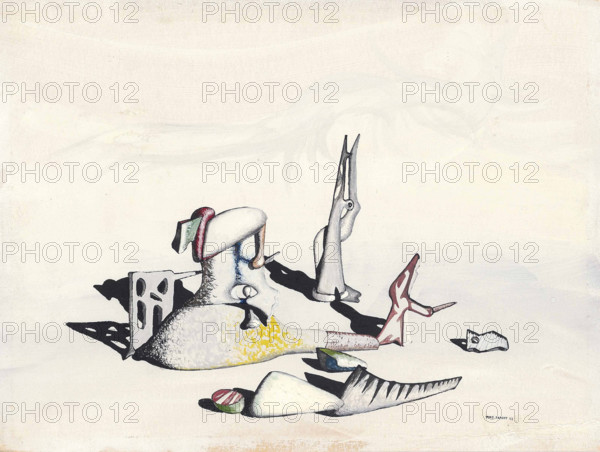 Untitled, 1943. Creator: Tanguy, Yves (1900-1955).