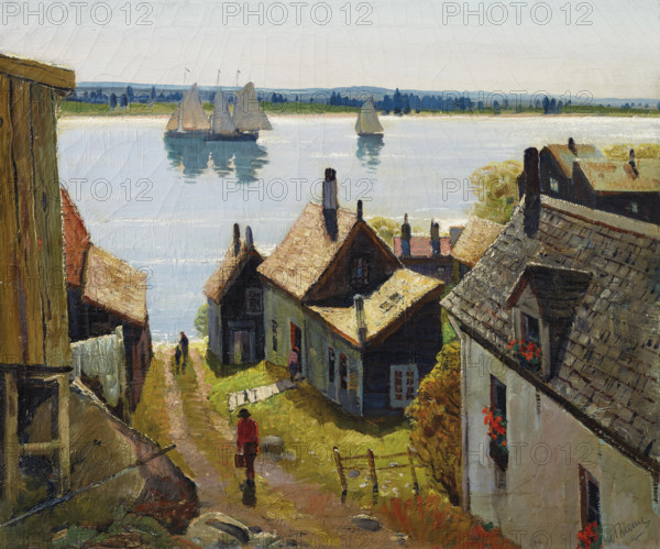 Rooftops, Gloucester. Creator: Thieme, Anthony (1888-1954).