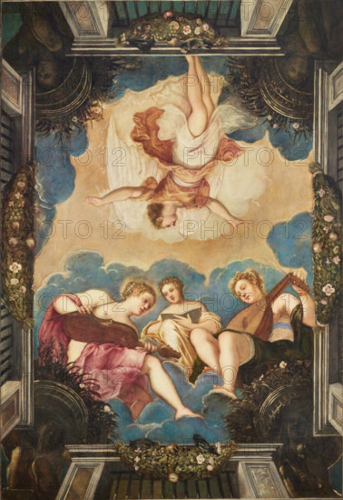 Allegory of Music, 1570s. Creator: Tintoretto, Jacopo (1518-1594).