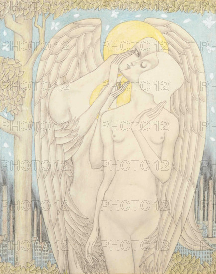 The marriage proposal (Het aanzoek), 1898. Creator: Toorop, Jan (1858-1928).