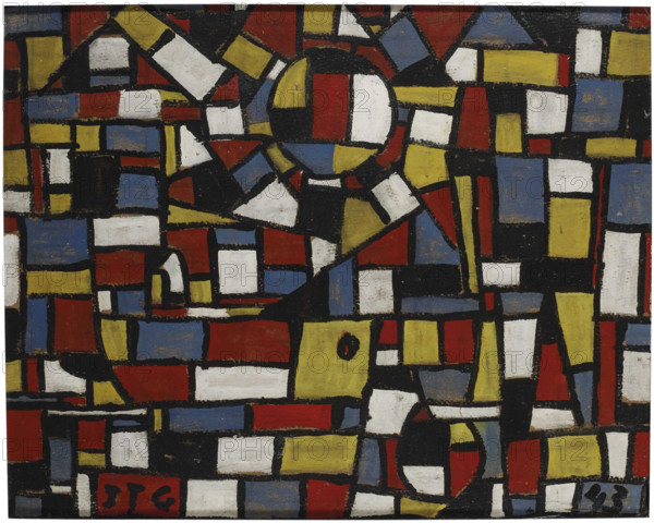 Arte constructivo, 1943. Creator: Torres-García, Joaquín (1874-1949).