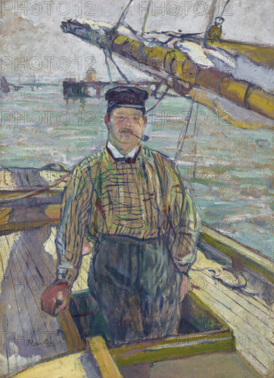Monsieur Emile Davoust, 1889. Creator: Toulouse-Lautrec, Henri, de (1864-1901).