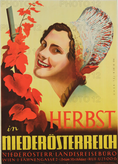 Autumn in Lower Austria, c1950. Creator: Uher, Magda (active ca. 1950).