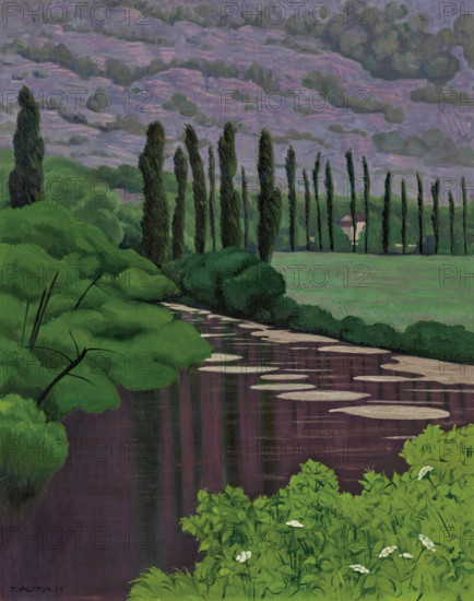 Paysage à Marcillac, 1925. Creator: Vallotton, Felix Edouard (1865-1925).