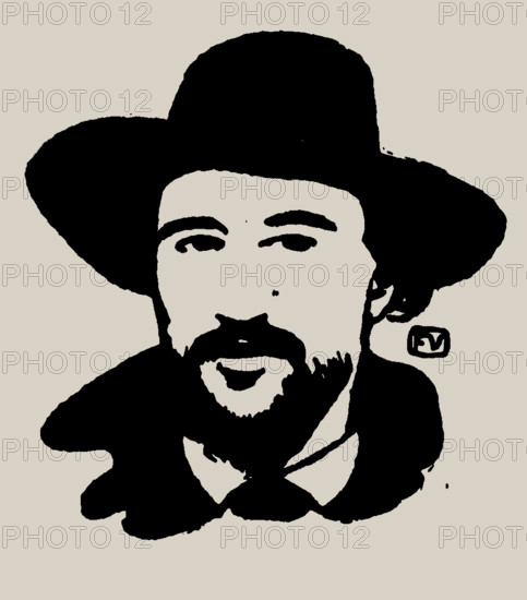 André Gide (1869-1951), c1898. Creator: Vallotton, Felix Edouard (1865-1925).