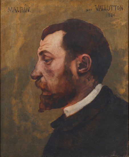 Charles Maurin, 1886. Creator: Vallotton, Felix Edouard (1865-1925).