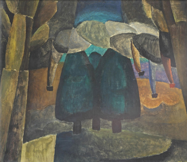 Sailboats on the Lys, c1920-1923. Creator: Van den Berghe, Frits (1883-1939).