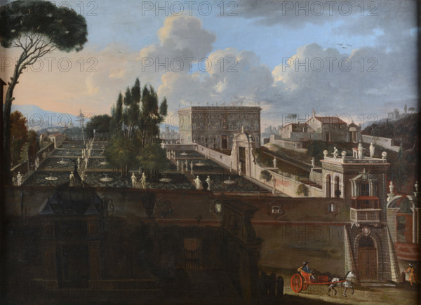 Villa Aldobrandini, 1650-1652. Creator: Withoos, Matthias (1627-1703).