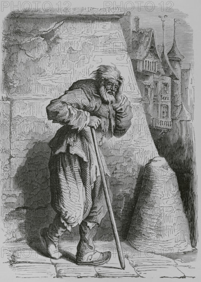 Italian Beggar, 17th century, (1878).  Creator: Unknown.