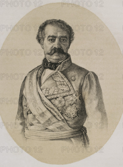 Agustín Nogueras Pitarque, (1786-1857), Spanish military officer and politician, 1869.  Creator: Unknown.