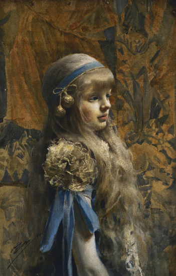 Portrait of Cristina Morphy, 1884. Creator: Anders Leonard Zorn.