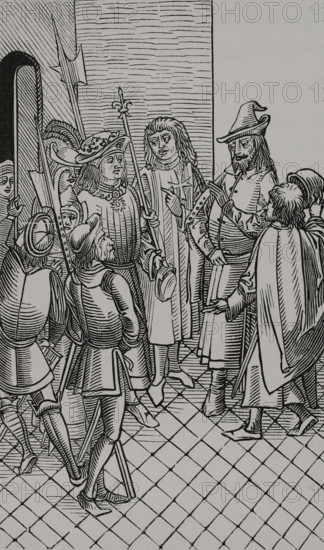 Cem Sultan, (1459-1495) imprisoned in Rome, 1495 (1496), 1877.  Creator: Unknown.