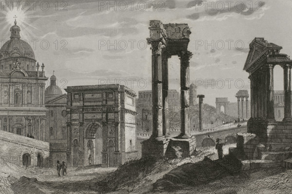 Rome, Italy, 1852.  Creator: Antonio Roca Sallent.