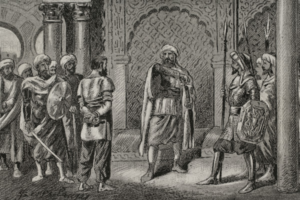 Ali ibn Hammud al-Nasir, (d. 1018), Sixth caliph of the Caliphate of Córdoba (1016-1018), 1890.  Creator: Joan Serra y Pausas.