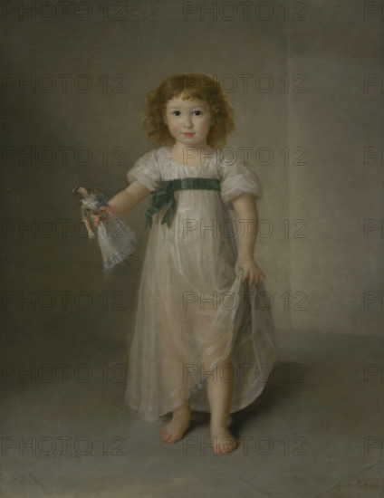 Manuela Isidra Téllez-Girón, future Duchess of Abrantes, 1797. Creator: Agustin Esteve y Marqués.