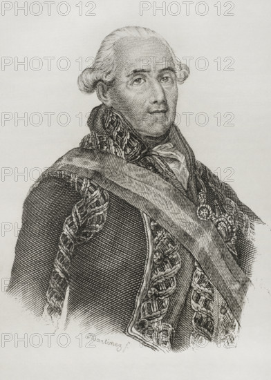 Ventura Caro Maza de Lizana, (1742-1809), Captain General of Valencia, Spanish military, 1851.  Creator: Unknown.