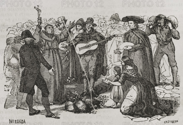 Patriotic donations and offerings by the Spaniards, War of Roussillon, (1793-1795), 1851.  Creator: Unknown.