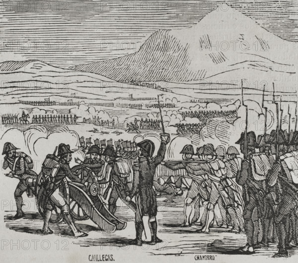 Battle of Mas Deu, (May 19, 1793), War of Roussillon, (1793-1795), 1851.  Creator: Unknown.