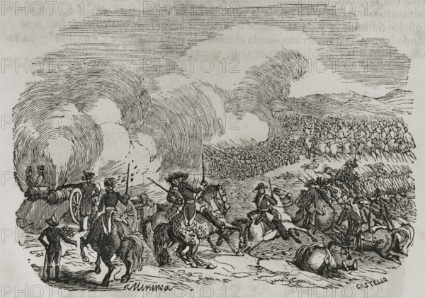 Battle of Trouillas, (September 22, 1793), War of Roussillon, (1793-1795), 1851.  Creator: Unknown.