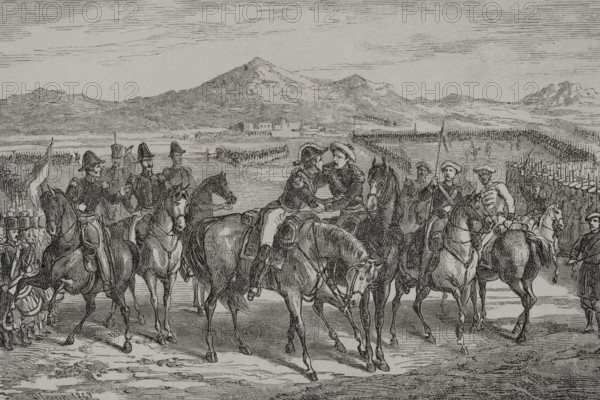 The Embrace of Vergara (August 31, 1839), 1879. Creator: Unknown.