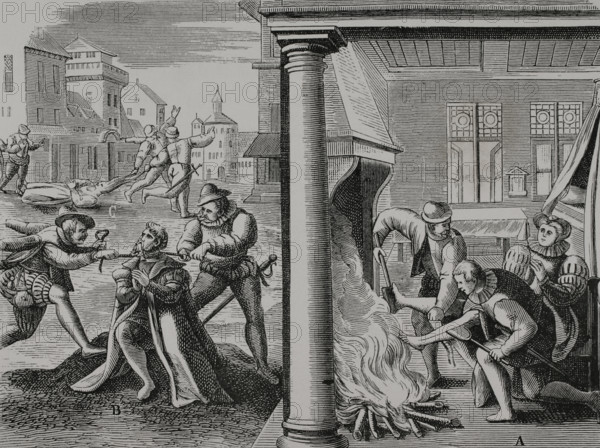 French Wars of Religion, 16th century, (1587), 1877.  Creator: Unknown.