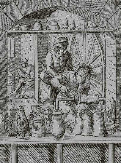 Tin craftsman, 16th century, (1878). Creator: Unknown.