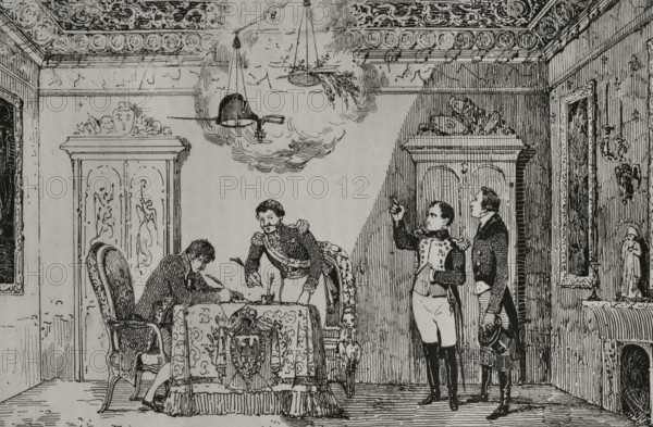 Treaty of Fontainebleau (October 27, 1807), 1851.  Creator: Unknown.