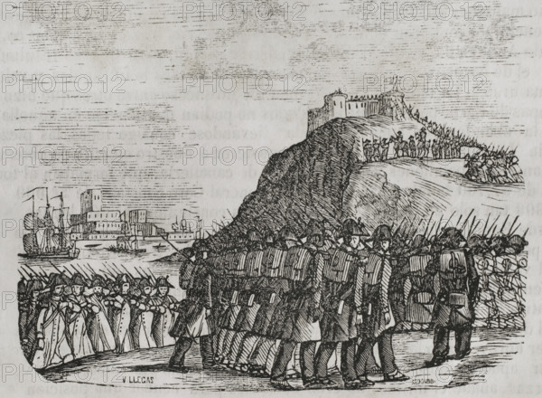 Battle of Collioure, (20-23 December 1793), 1851.  Creator: Unknown.