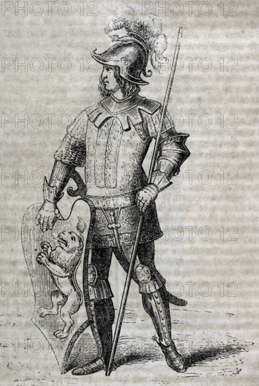 Visigothic Hispania - Goth prince, 1852.   Creator: Unknown.