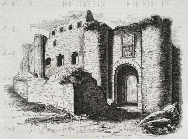 Remains of Doña Urraca Palace, Zamora, Castile, Spain, 1852. Creator: Cecilio Pizarro.