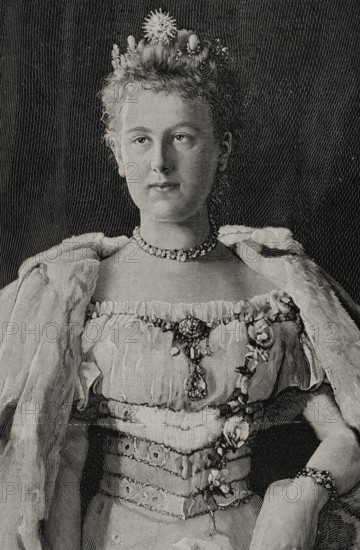 Wilhelmina of the Netherlands, (1880-1962), Queen of the Netherlands from 1890 to 1948, 1898.  Creator: Unknown.