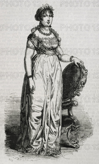 Maria Antonia of Naples and Sicily, (1784-1806), Princess of Asturias as the first wife of..., 1853. Creator: Bernardo Rico.