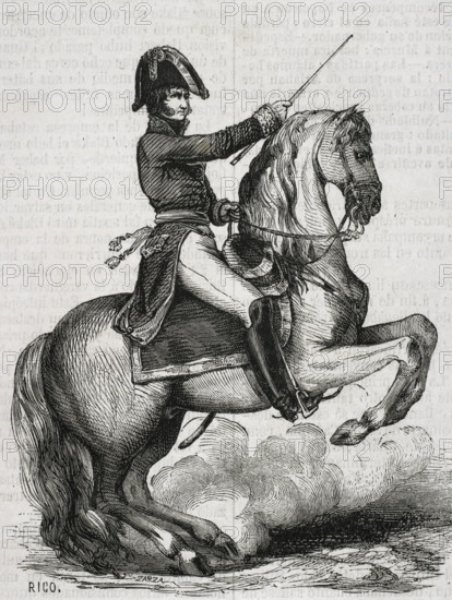 Pedro Villacampa Maza de Lizana, (1776-1854), Spanish military of noble origin, 1853.  Creators: Pedro Villacampa, Bernardo Rico.