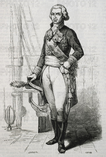 Federico Gravina, (1756-1806), Spanish admiral during the American Revolution and Napoleonic...1853. Creators: Eusebio Zarza, Tomás Carlos Capuz.